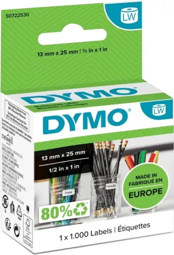 Shirit për printer Dymo S0722530, i zi/bardhë