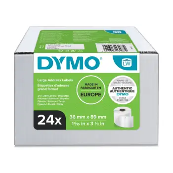 Letër Dymo Label 13187 / 24-Pack – Bardhë