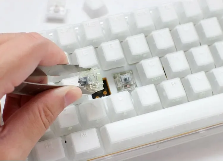 Tastierë Ducky One 3 Aura White TKL, Cherry MX Blue, e bardhë - 5