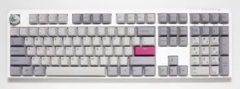 Tastierë për lojëra Ducky One 3 Mist Grey, Cherry MX Brown, RGB, e hirtë