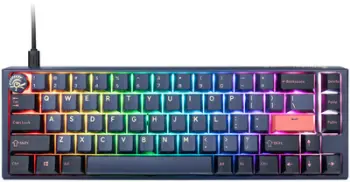 Tastierë lojërash Ducky One 3 Cosmic Blue SF, Cherry MX Brown, RGB LED, e kaltër e errët
