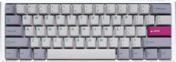Tastierë Ducky One 3 Mist, Cherry MX Red, e hirtë/e bardhë