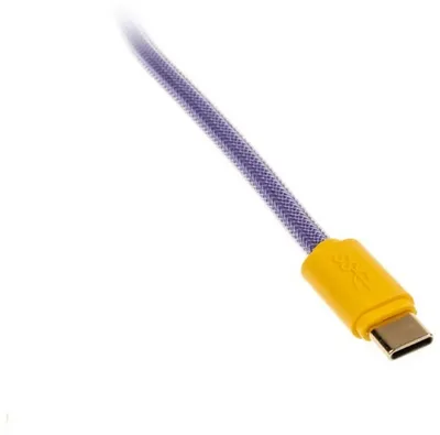 Kabllo Ducky Premicord, USB-C/USB-A, 1,8m, e purpurtë/kaltër - 5