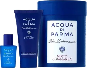 Set Eau de Toilette dhe xhel dushi unisex Acqua di Parma Blu Mediterraneo Mirto Di Panarea, 5ml + 20ml