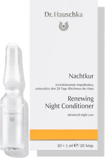 Trajtim nate në ampula Dr. Hauschka Renewing Night Conditioner për femra, 50x1ml