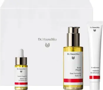 Set për kujdes trupit dhe thonjve Dr. Hauschka Beautiful Body për femra, 3 produkte