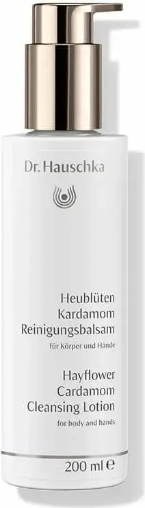 Balsam pastrues për trup dhe duar Dr. Hauschka Hayflower Cardamom Cleansing Lotion për femra, 200ml