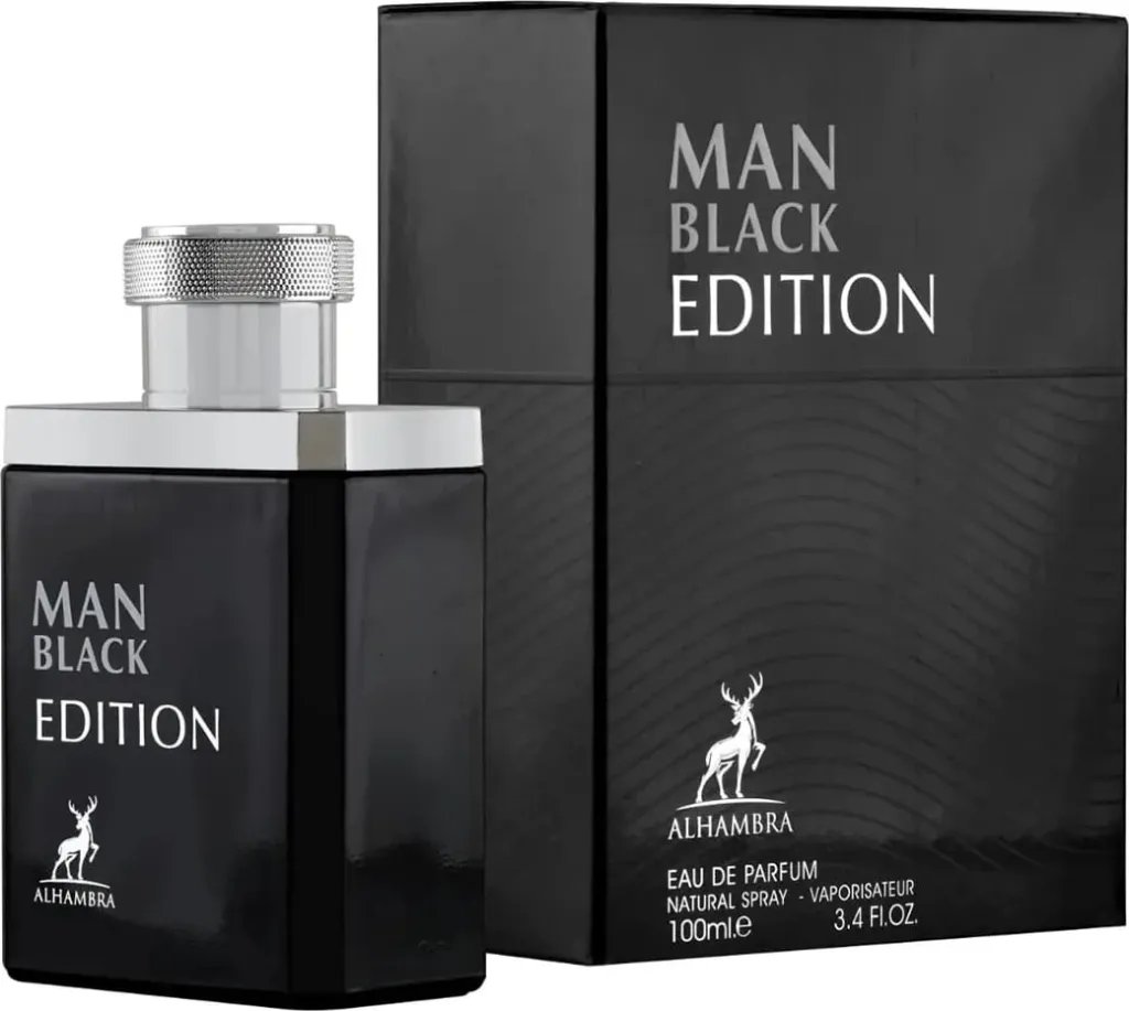 Eau de Parfum për meshkuj Maison Alhambra Man Black Edition, 100ml - 1