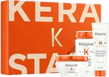 Set për flokë të thata Kerastase Nutritive për femra, 3 copë (250ml + 200ml + 150ml)