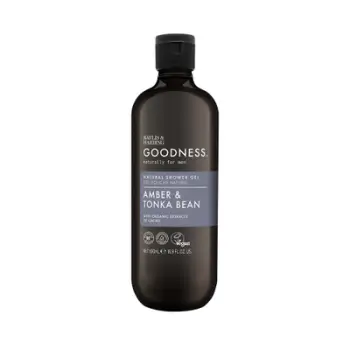 Xhel Dushi per Meshkuj Baylis & Harding Goodness, Amber & Tonka Bean, 500ml