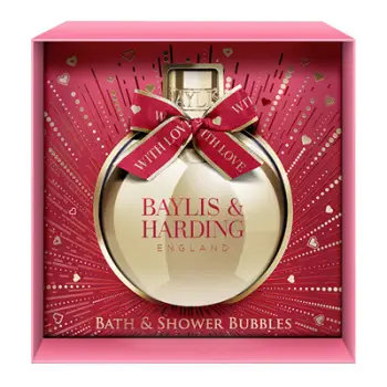 Shkumë për vaskë Baylis & Harding Midnight Cherry Bath & Shower Bubbles, 250 ml