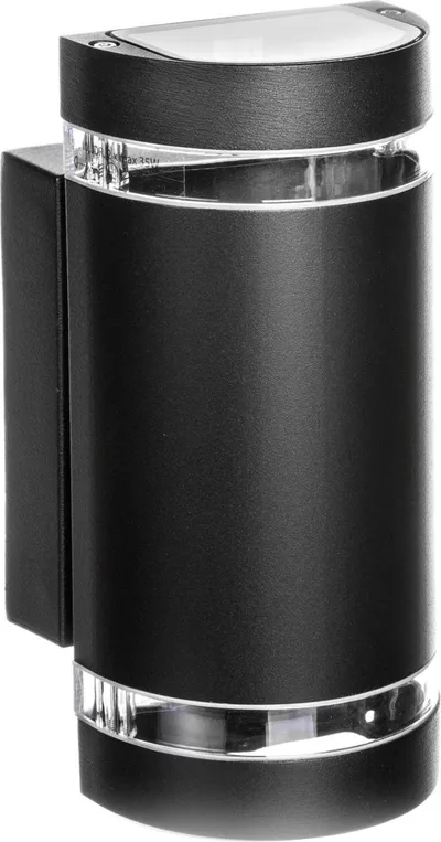 Llambë muri Kanlux, 70W, GU10, IP44, e zezë - 1