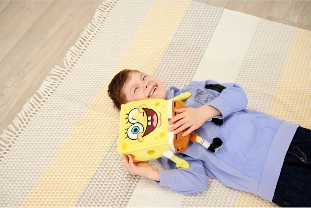 Lodër pelushi Simba Spongebob Squarepants, figurë pelushi, e verdhë - 6