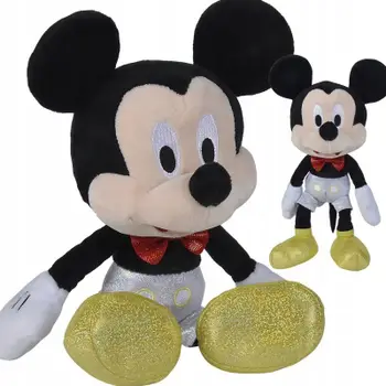 Lodër plushi Simba Disney Mickey D100, 25 cm, koleksion platin, shumëngjyrëshe