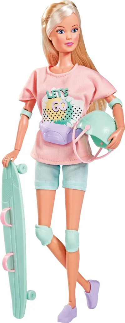 Kukull lodër Steffi Love Longboard Skater Girl Doll - 2