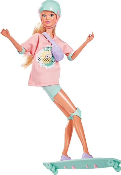 Kukull lodër Steffi Love Longboard Skater Girl Doll - 3