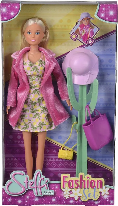 Kukull Simba Steffi Love Fashion, 29cm, me aksesorë, rozë - 5