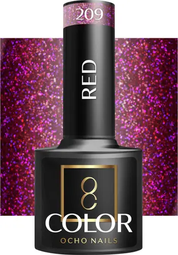 Llak hibrid thonjsh Activeshop OCHO NAILS 209, 5 g, e kuqe