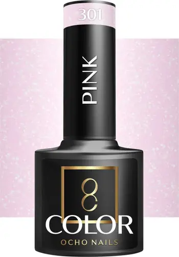Llak hibrid për thonj Activeshop OCHO NAILS 301, 5 g, rozë