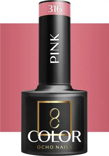 Llak hibrid për thonj Activeshop OCHO NAILS 316, 5 g, rozë