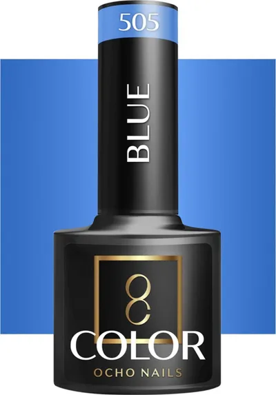 Llak hibrid për thonj OCHO Nails 505, 5 g, blu i errët - 1