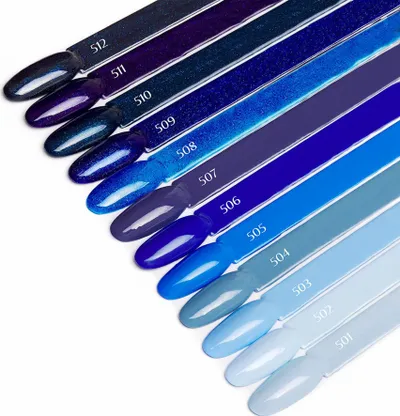 Llak hibrid për thonj OCHO Nails 505, 5 g, blu i errët - 4