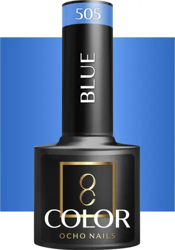 Llak hibrid për thonj OCHO Nails 505, 5 g, blu i errët