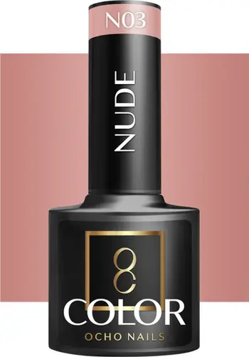 Llakk hibrid për thonj Activeshop OCHO NAILS Nude N03, 5 g, nude