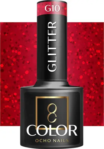 Llakk hibrid për thonj Activeshop OCHO NAILS G10, me shkëlqim, 5 g