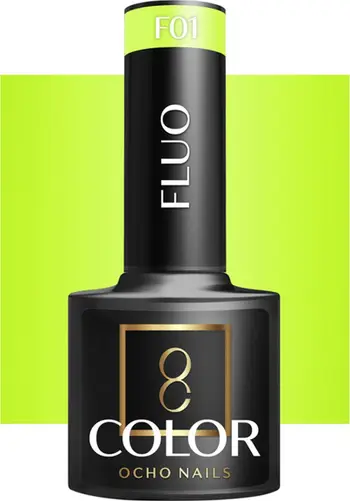 Llak xhel hibrid Activeshop Ocho Nails F01, fluo, 5 g