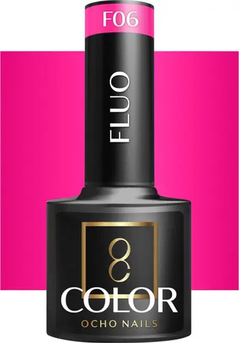 Llak xheli për thonj Activeshop OCHO NAILS Fluo F06, 5 g, neon