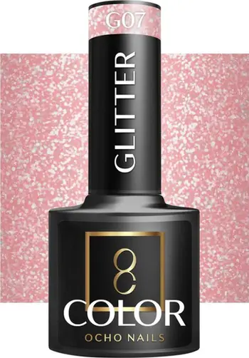 Llak thonjsh hibrid Activeshop Ocho Nails G07, me shkëlqim, 5 g