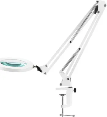 Lampë zmadhimi tavoline Activeshop Glow 308, LED, lente 4", e bardhë