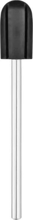 Mandrell gome për pedikyr Activeshop RUBBER MANDREL 7 mm, për kapuçë abrazivë 7 mm, bosht standard, i zi