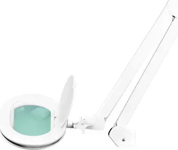 Llambë zmadhimi tavoline Activeshop MAGNIFIER LAMP ELEGANTE 6028, 60 LED SMD, 5D, e bardhë