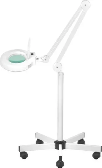 Llambë zmadhimi Activeshop LED S5, 5 dioptri, me qëndrim, e bardhë
