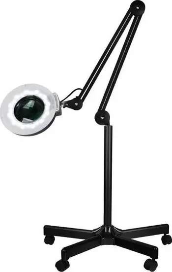 Llampë zmadhimi Activeshop LED S5 me qëndrim, 5 dioptri, e zezë