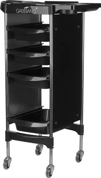 Asistent parukerie Activeshop Gabbiano FX11-2, me rrota, i zi