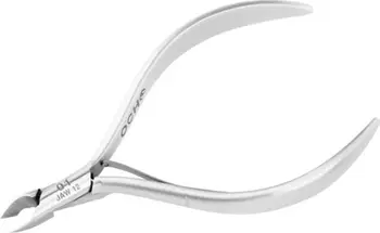 Gërshërë manikyri Activeshop Ocho Pro Nippers 01, çelik kobalti, gri mat