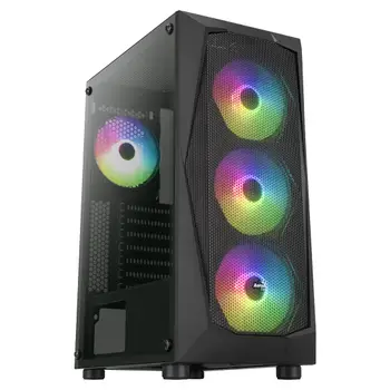 Kasë Aerocool PGS Falcon-A-BK-V1 FRGB, e zezë