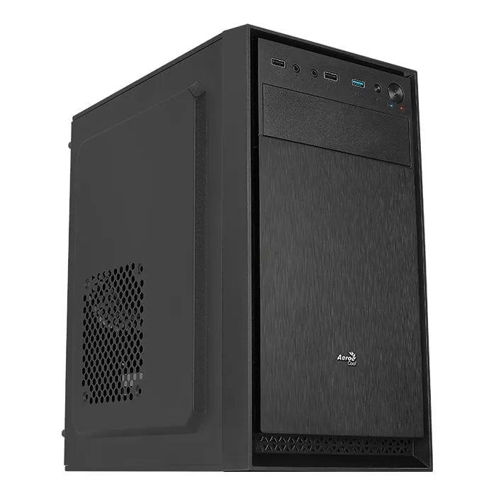 Kasë Aerocool CS104, Mini ITX/Micro ATX, 167/286mm, USB 3.0/2.0, e zezë - 1