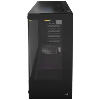 Kasë Aerocool Pivot-G-BK-v2 Midi-Tower, Tempered Glass, e zezë