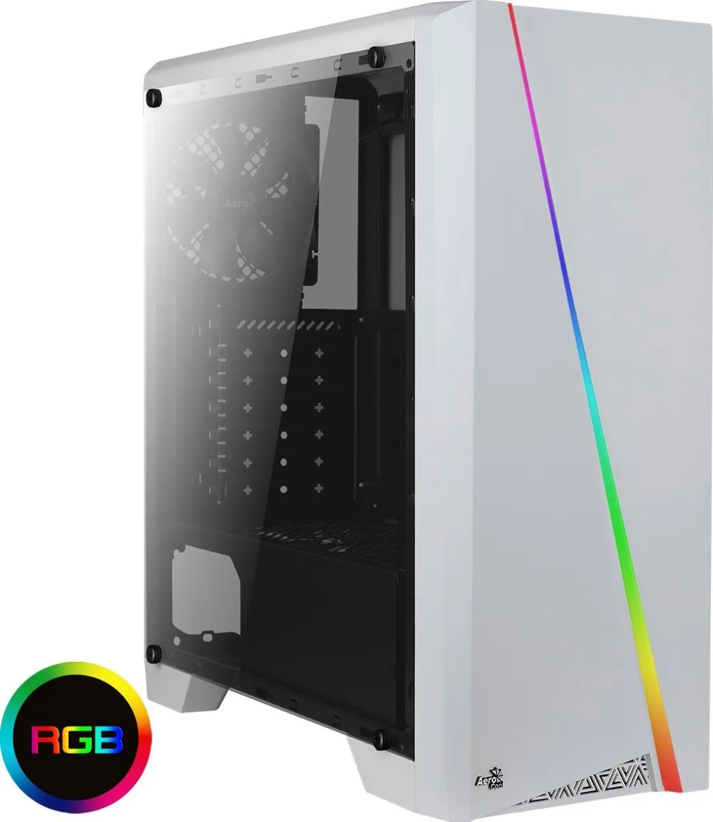 Kasë Aerocool Cylon, e bardhë, Midi Tower - 2