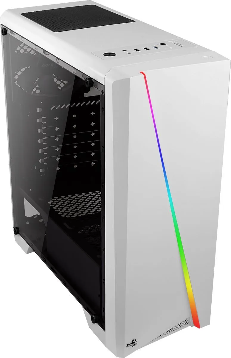 Kasë Aerocool Cylon, e bardhë, Midi Tower - 4
