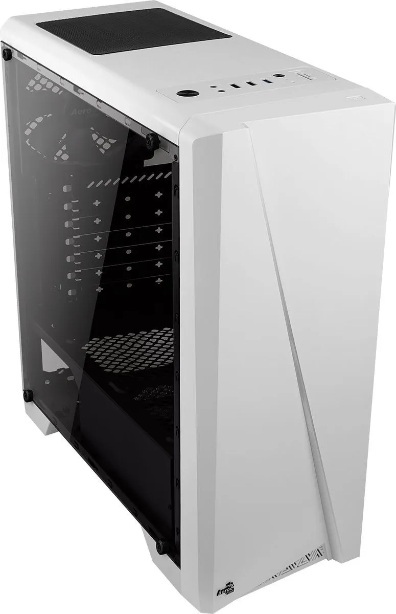 Kasë Aerocool Cylon, e bardhë, Midi Tower - 8