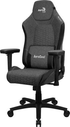 Karrige gaming Aerocool CROWN AeroWeave, 150kg, Class-4, e zezë - 1