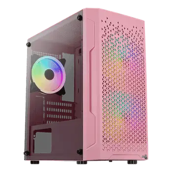 Kasë Aerocool Trinity Mini-Tower V3 - E Rozë