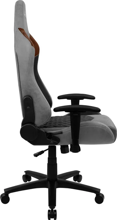 Karrige lojërash Aerocool DUKE AeroSuede, 150kg, 90-180°, e zezë/e kaftë/e hirtë - 5