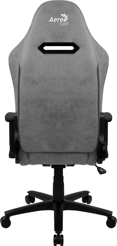 Karrige lojërash Aerocool DUKE AeroSuede, 150kg, 90-180°, e zezë/e kaftë/e hirtë - 7