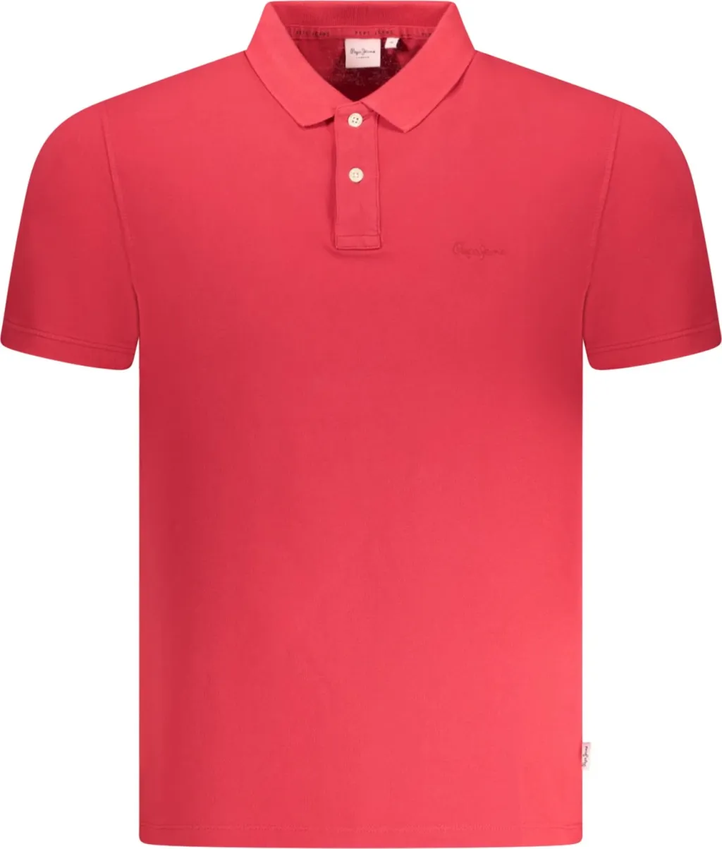 Polo maicë për meshkuj PEPE JEANS, e kuqe - 1